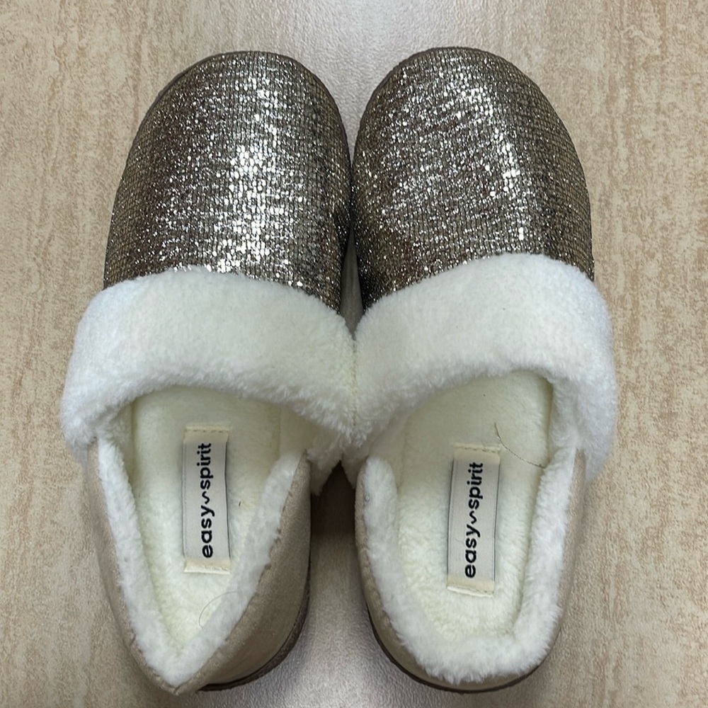 Soft glitter Easy Spirit slip ons